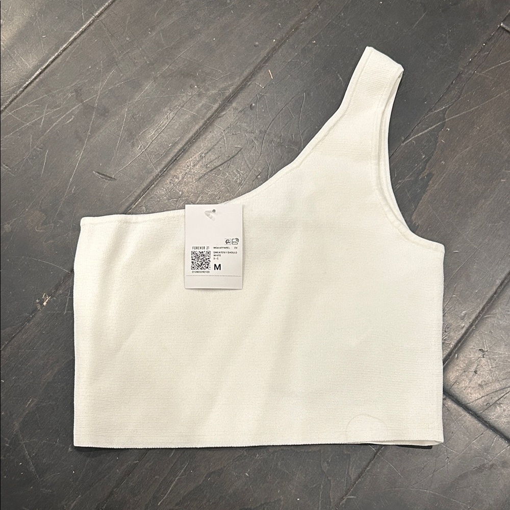 Forever 21 One Shoulder Crop Top